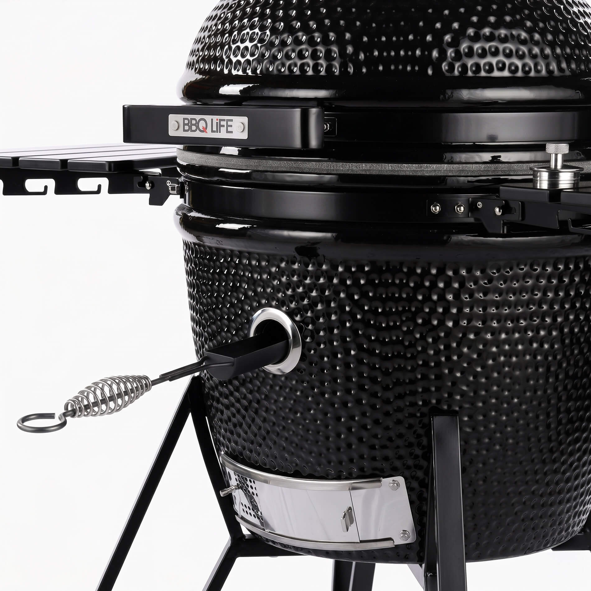 BBQ Life 22 Inch Large Ceramic Kamado BBQ with Stand