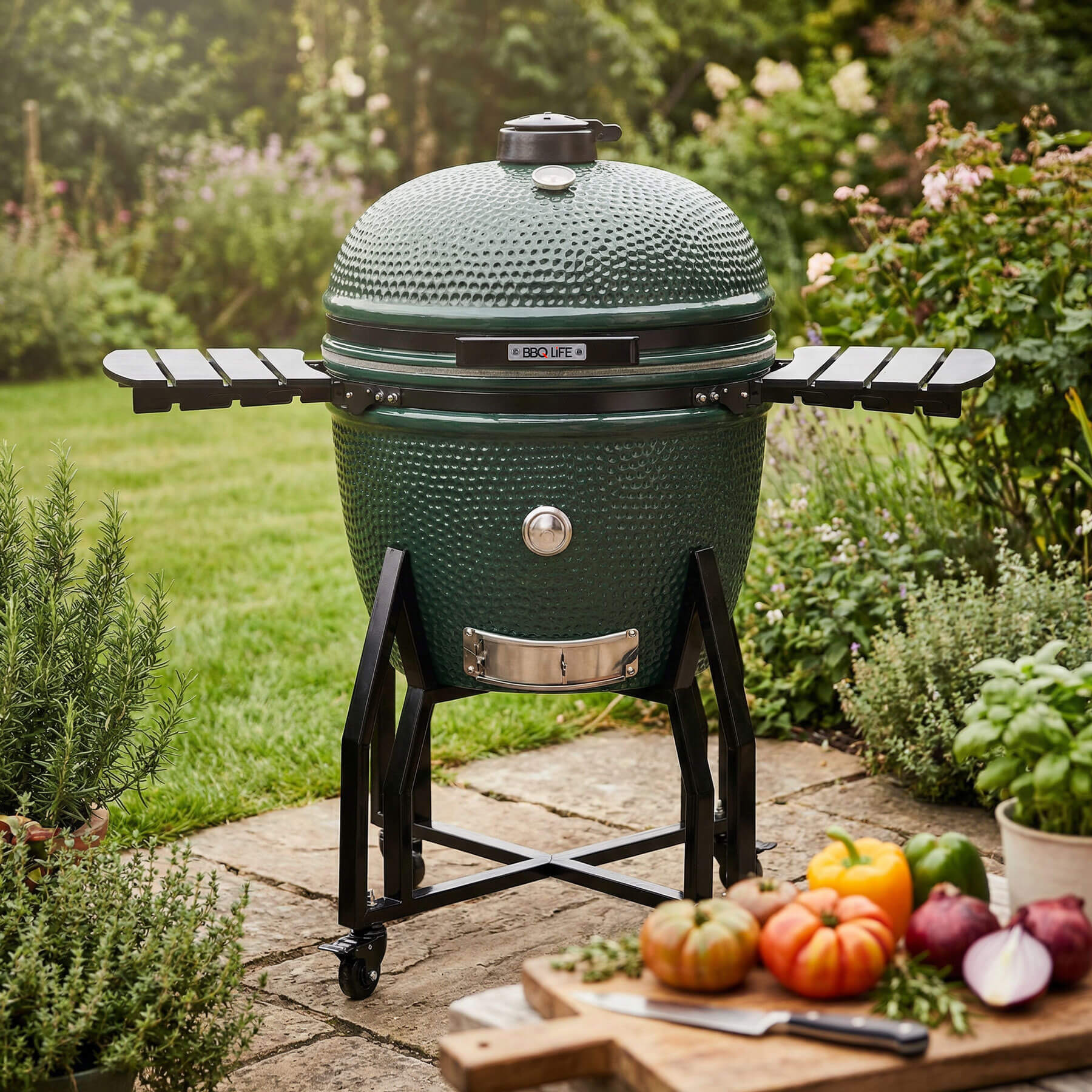 BBQ Life 28 Inch XXL Ceramic Kamado BBQ with Stand