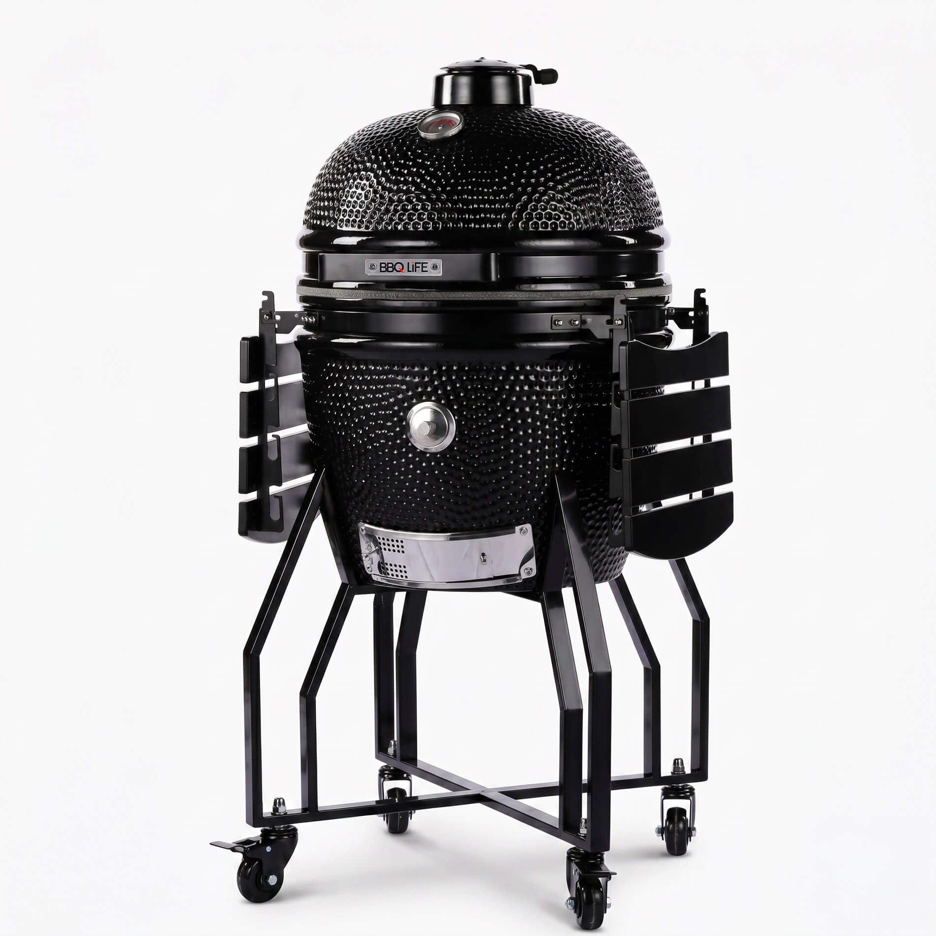 BBQ Life 22 Inch Large Ceramic Kamado BBQ with Stand