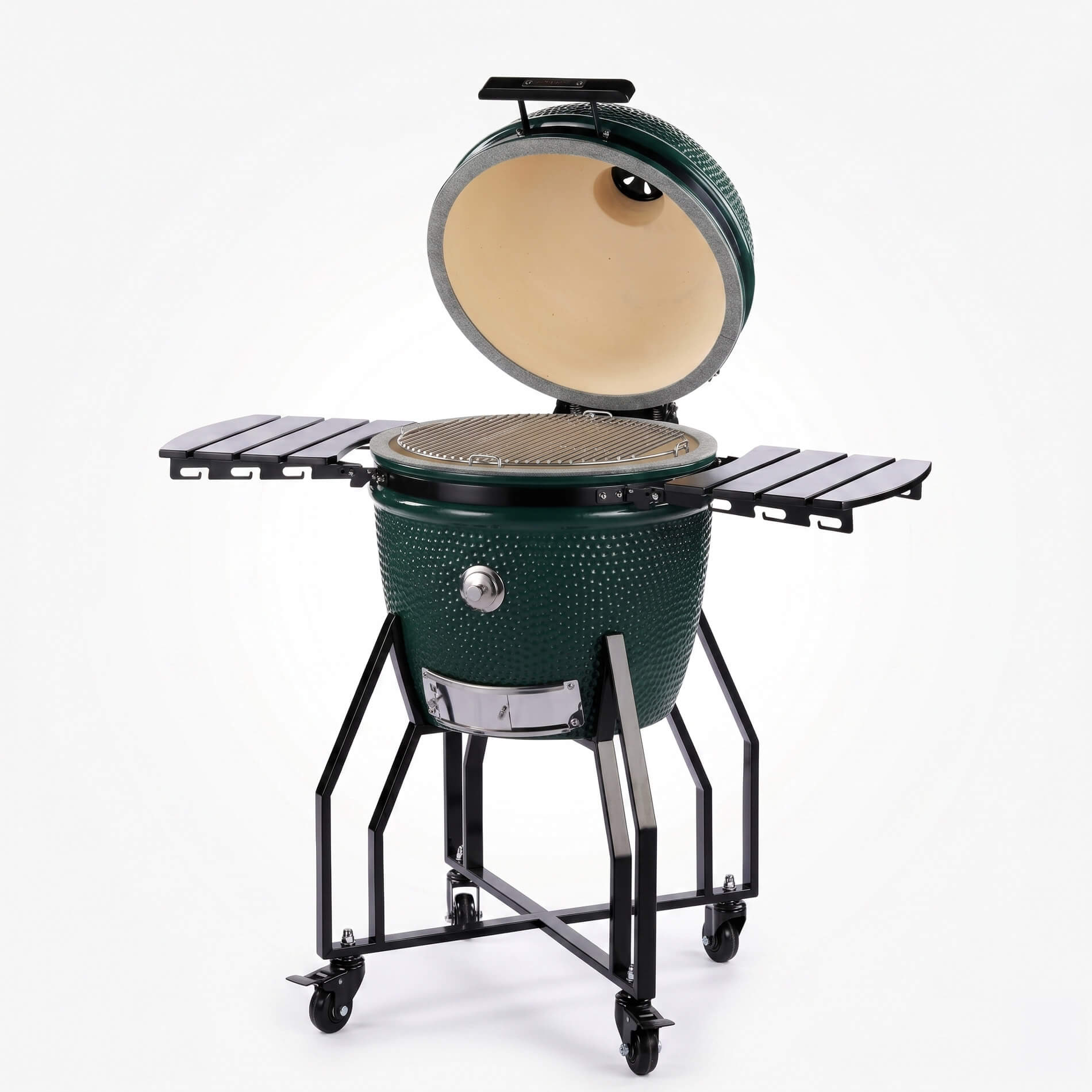 BBQ Life 22 Inch Large Ceramic Kamado BBQ with Stand