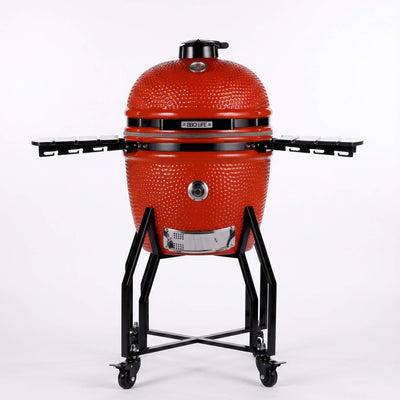 BBQ Life 22 Inch Large Ceramic Kamado BBQ with Stand