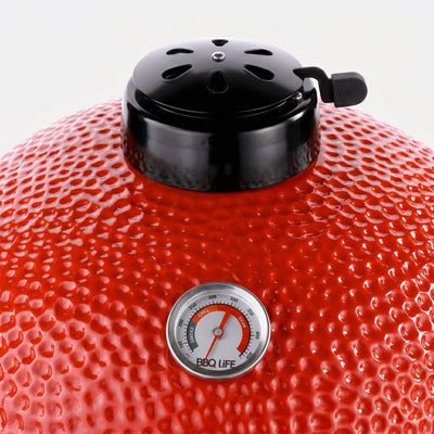 BBQ Life 22 Inch Large Ceramic Kamado BBQ with Stand
