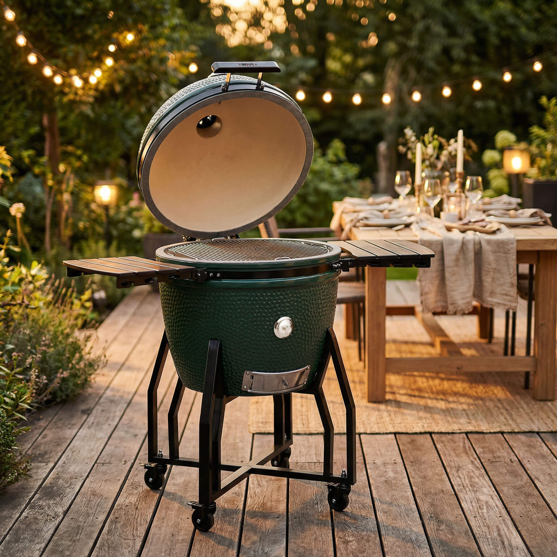 BBQ Life 28 Inch XXL Ceramic Kamado BBQ with Stand