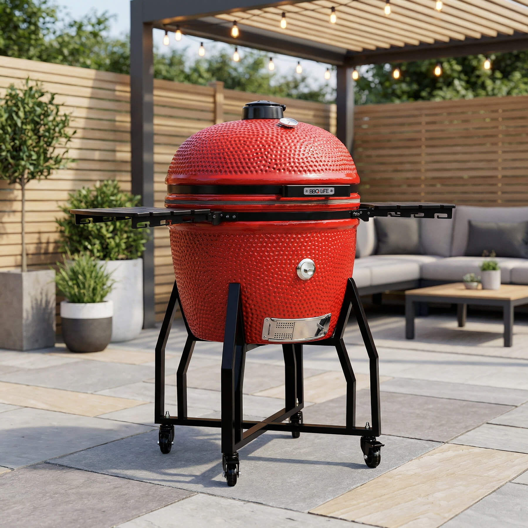 BBQ Life 28 Inch XXL Ceramic Kamado BBQ with Stand