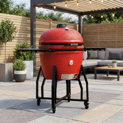 BBQ Life 28 Inch XXL Ceramic Kamado BBQ with Stand